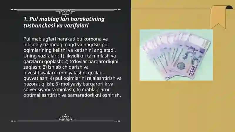 Pul mablaglari xarakati 3