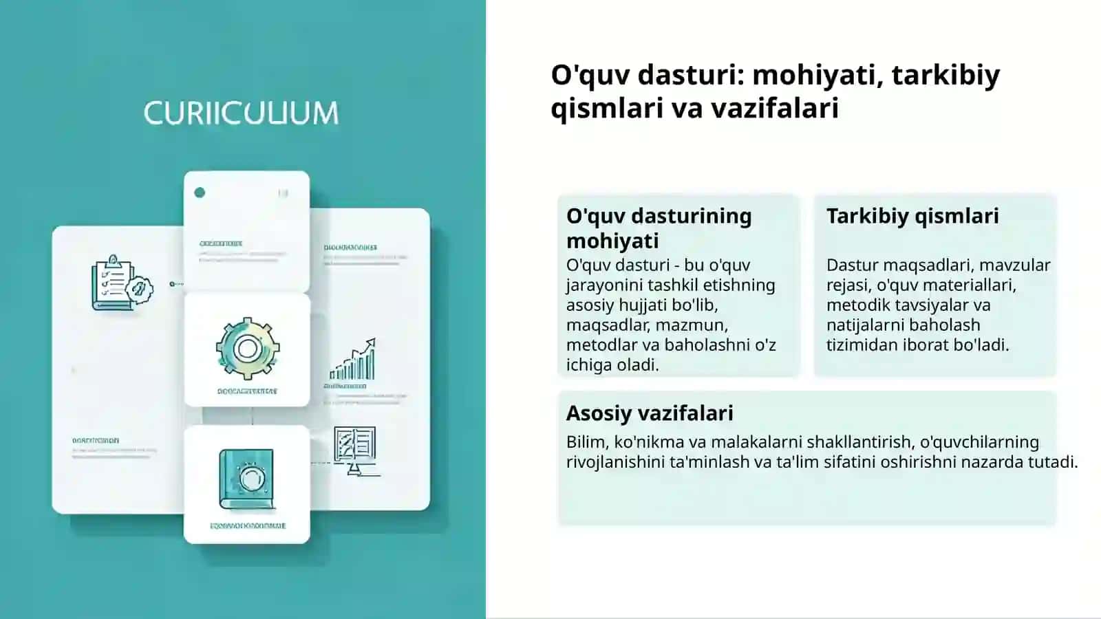 Ta'lim standartlari: reja va dastur mohiyati 3
