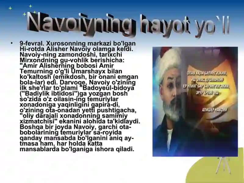 Alisher Navoiy ijodida ta`lim - tarbiya masalalari 3