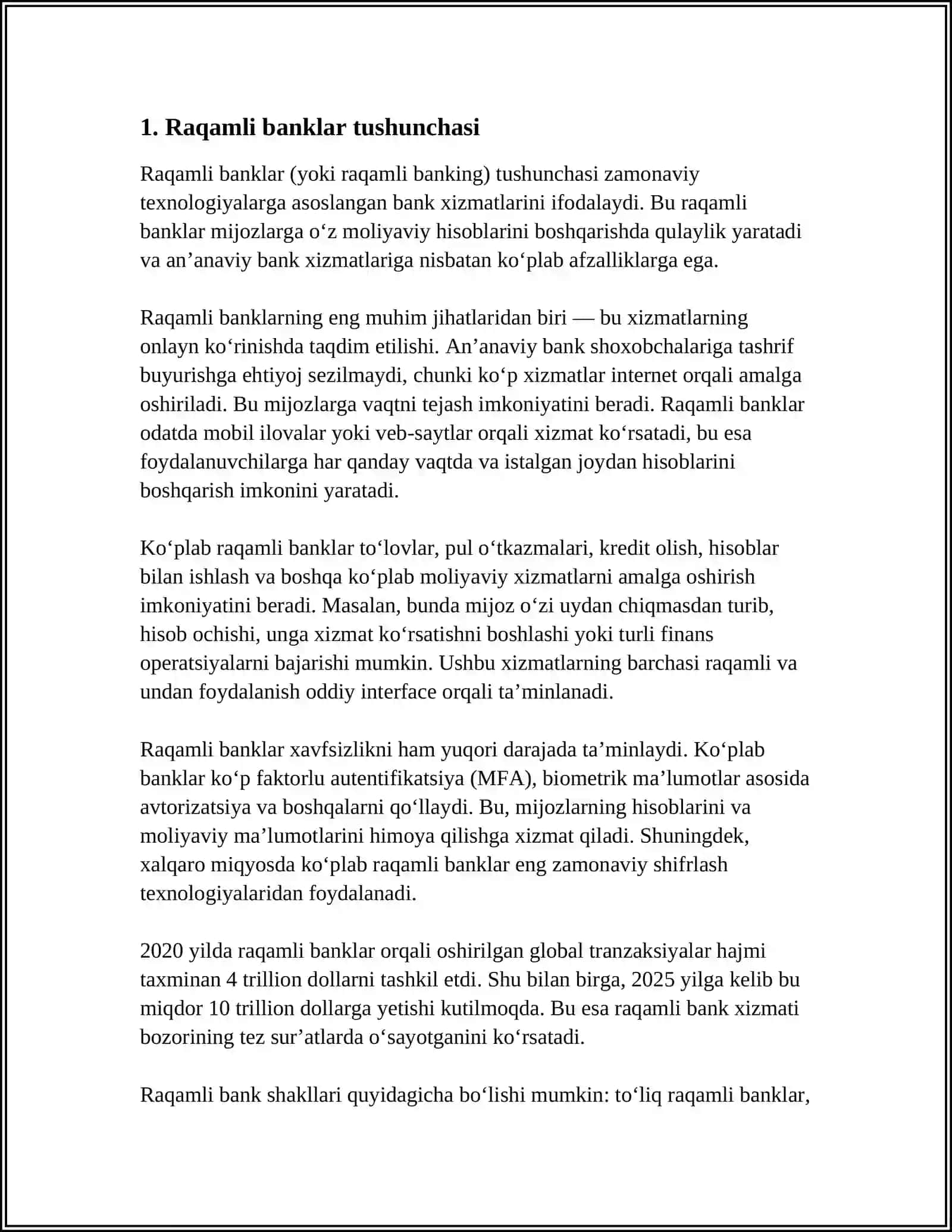 RAQAMLI BANKLAR VA BANK TIZIMI EVOLYUSIYASI 3