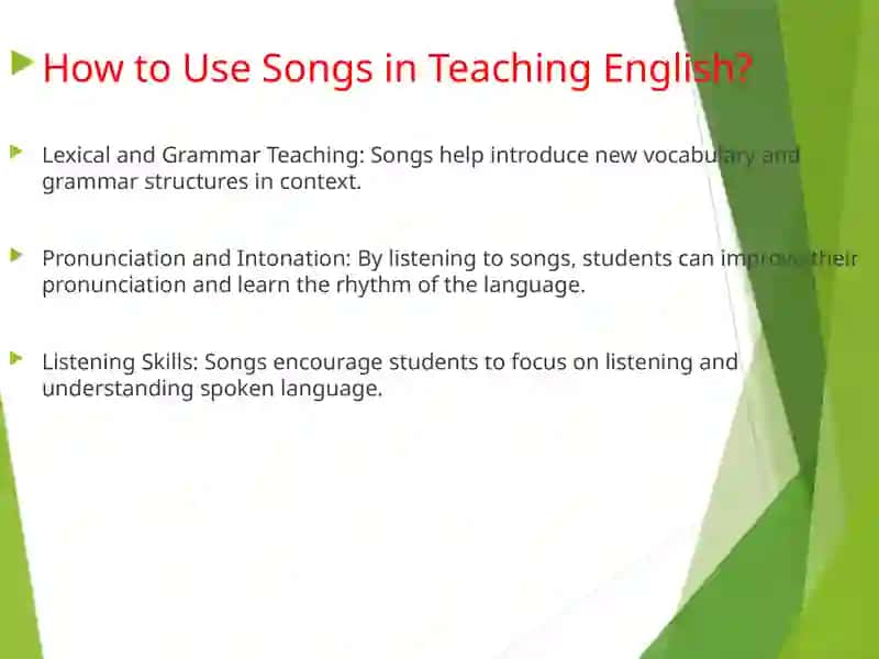 Methods of English Teaching on the Base of Songs 3
