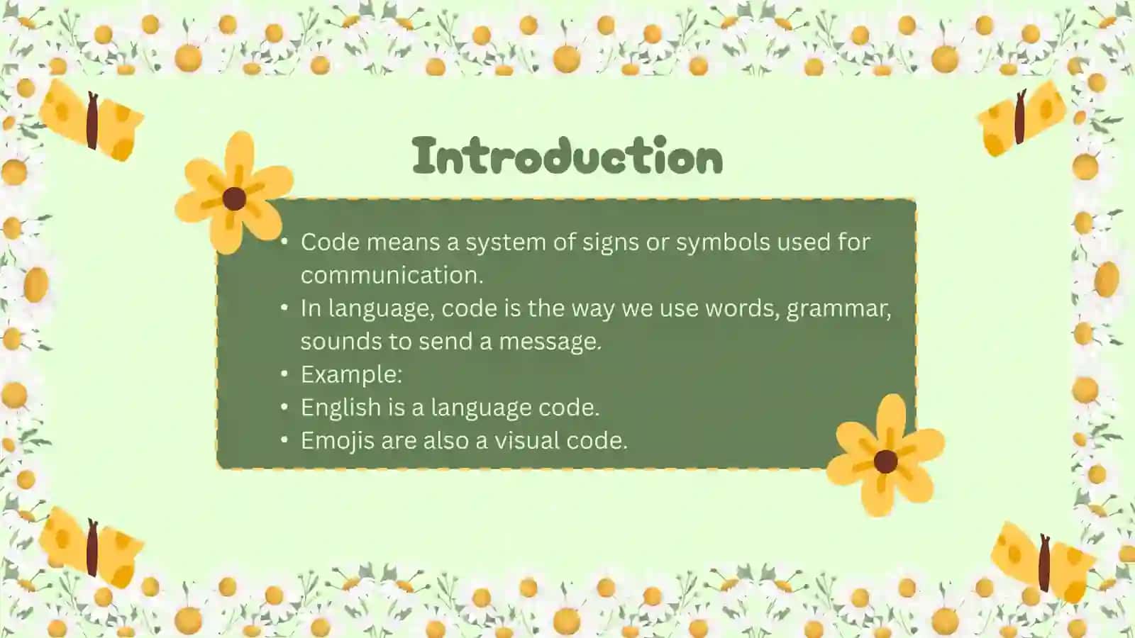 Code, encode, decode in stylistic 3