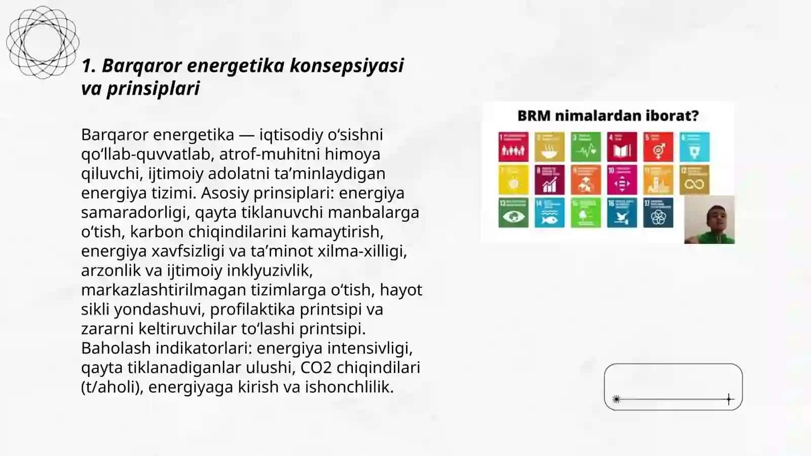 Barqaror energetika va uni baholash 3