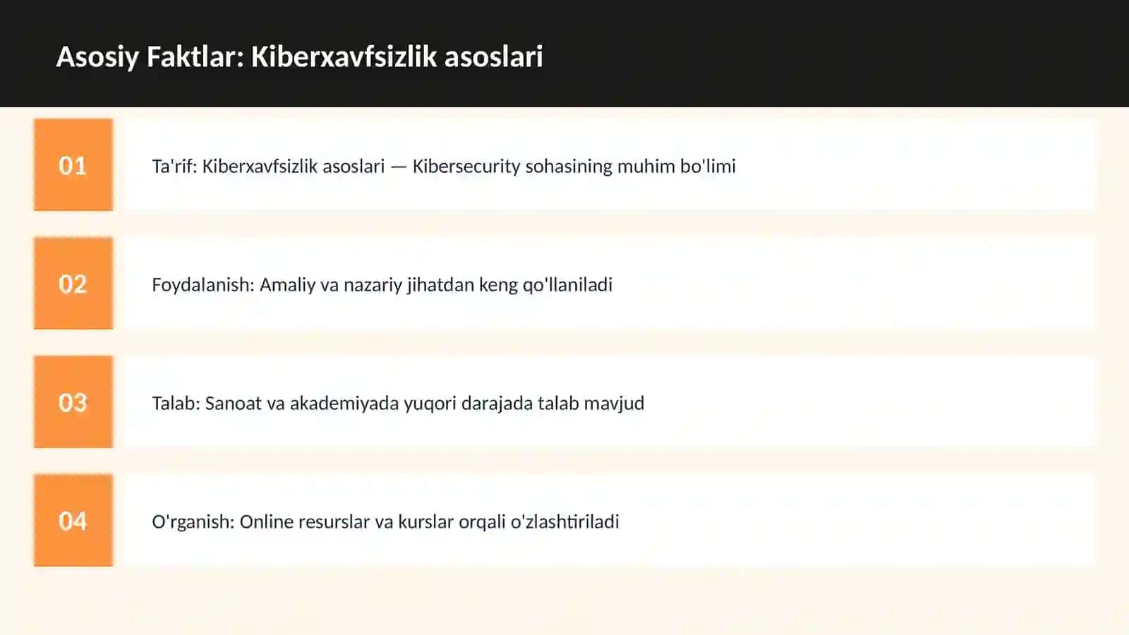 Kiberxavfsizlik asoslari 3