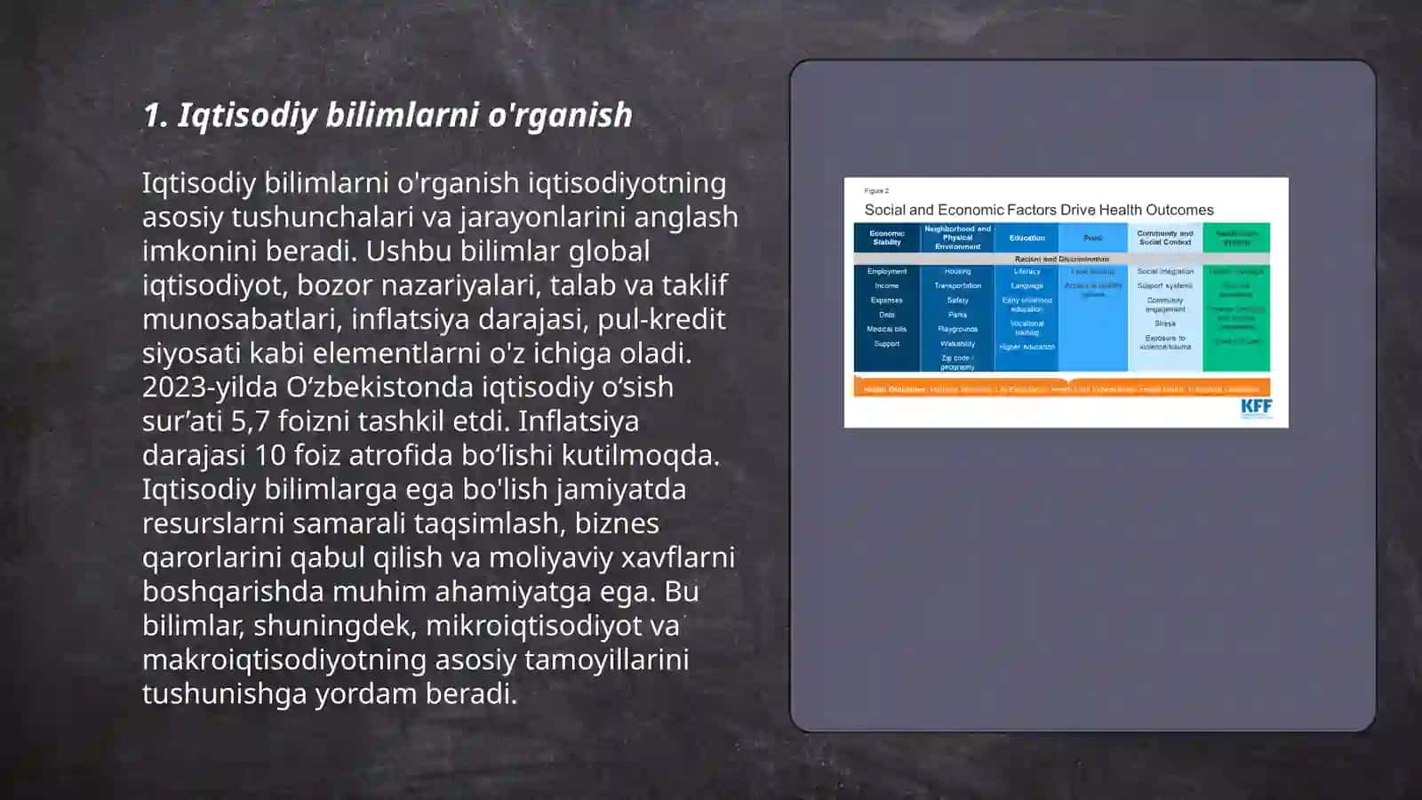 Iqtisodiy bilimlarni o'rganish 3