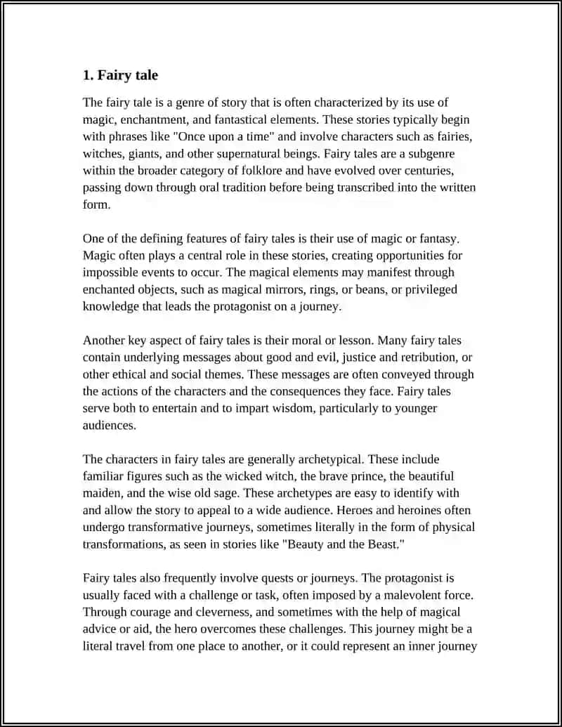 TYPES OF STORIES 3