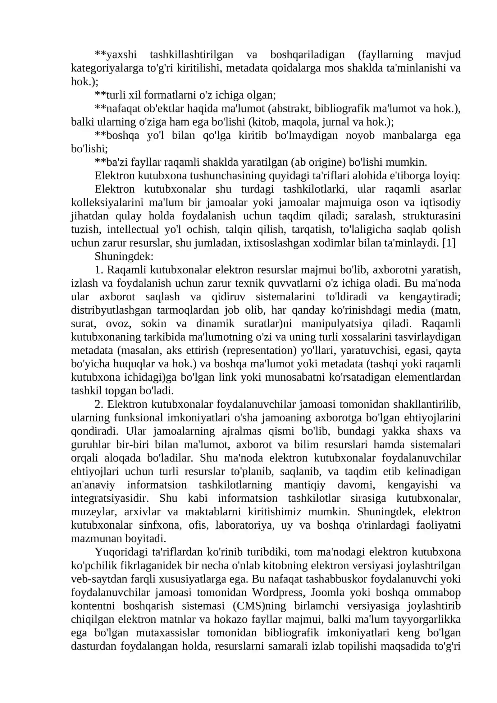 Elektron kutubxonalr va arxivlar bilan ishlash 3
