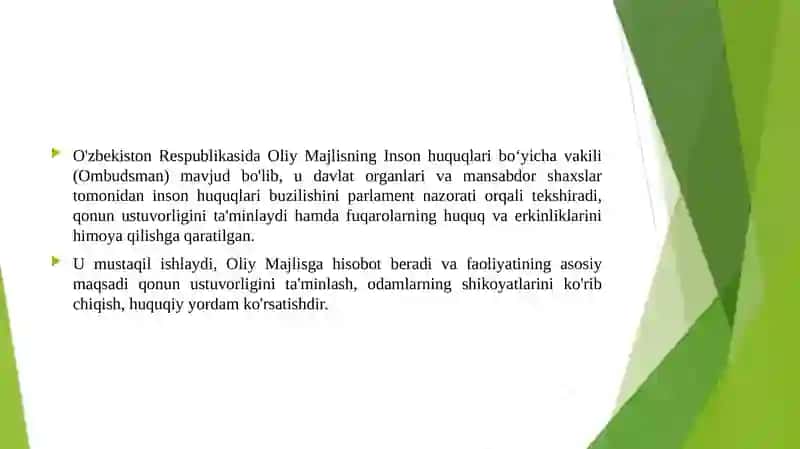 O‘zbekiston Respublikasida Ombudsman 3