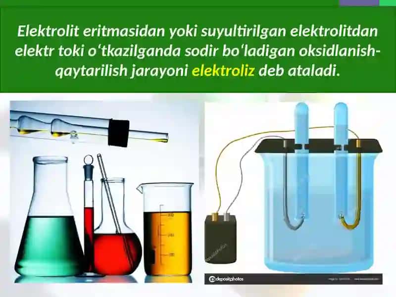 Elektroliz va Elektroliz qonunlari 3