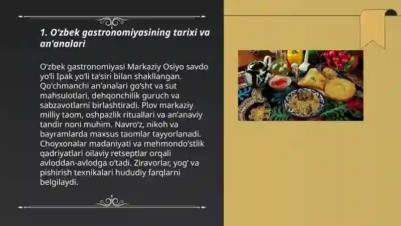 Oʻzbek gastronomiyasi 3