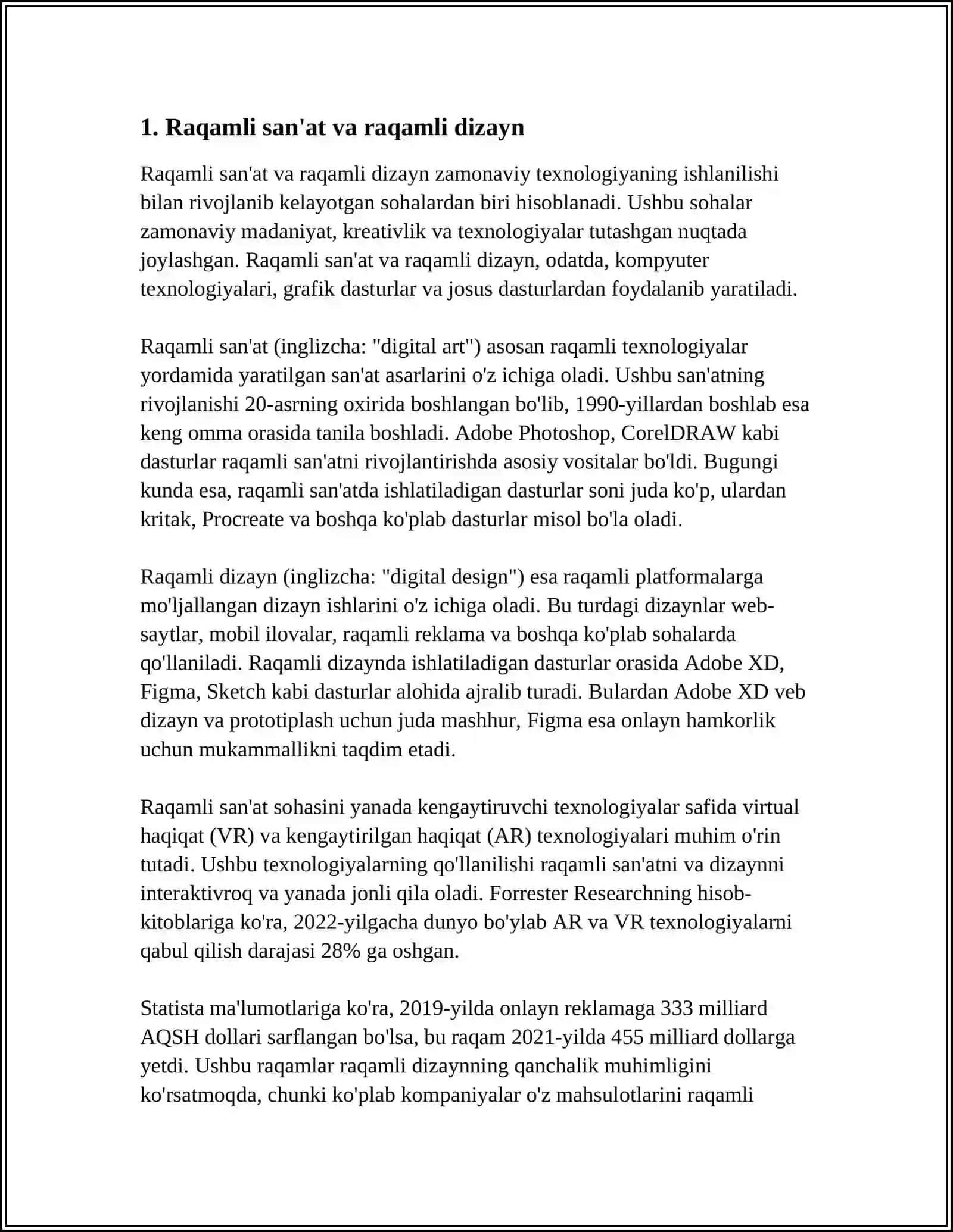 SAN'AT SOHASIDA AXBOROT TEXNALOGIYALARI 3