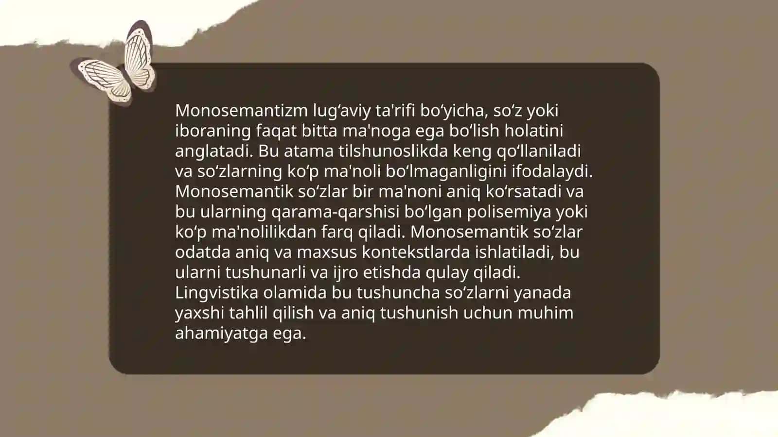 Monosemantizm va polisemantizm 3