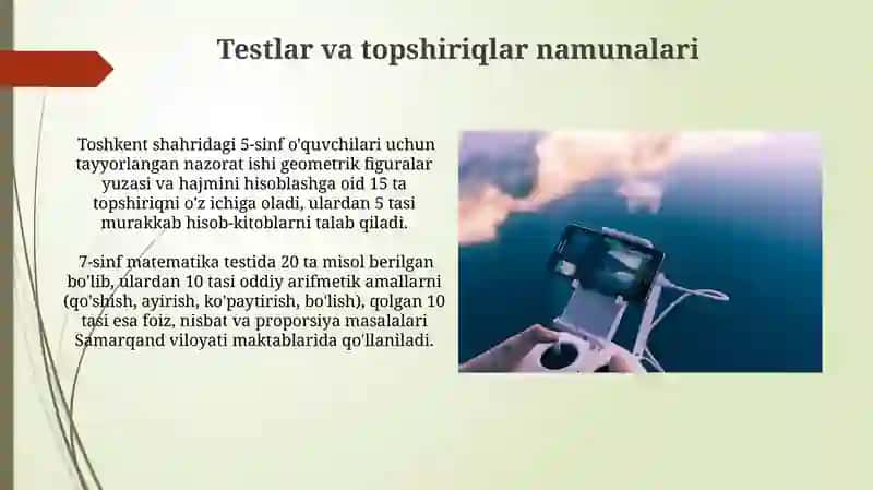 Nazorat ishlari Iqtisodiyot 3