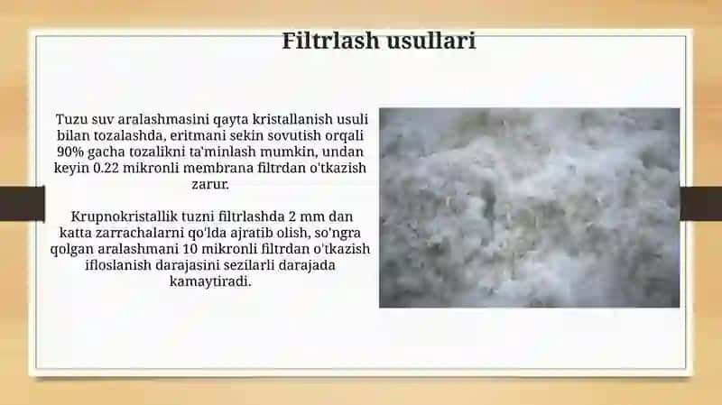 Osh tuzini tozalash 3