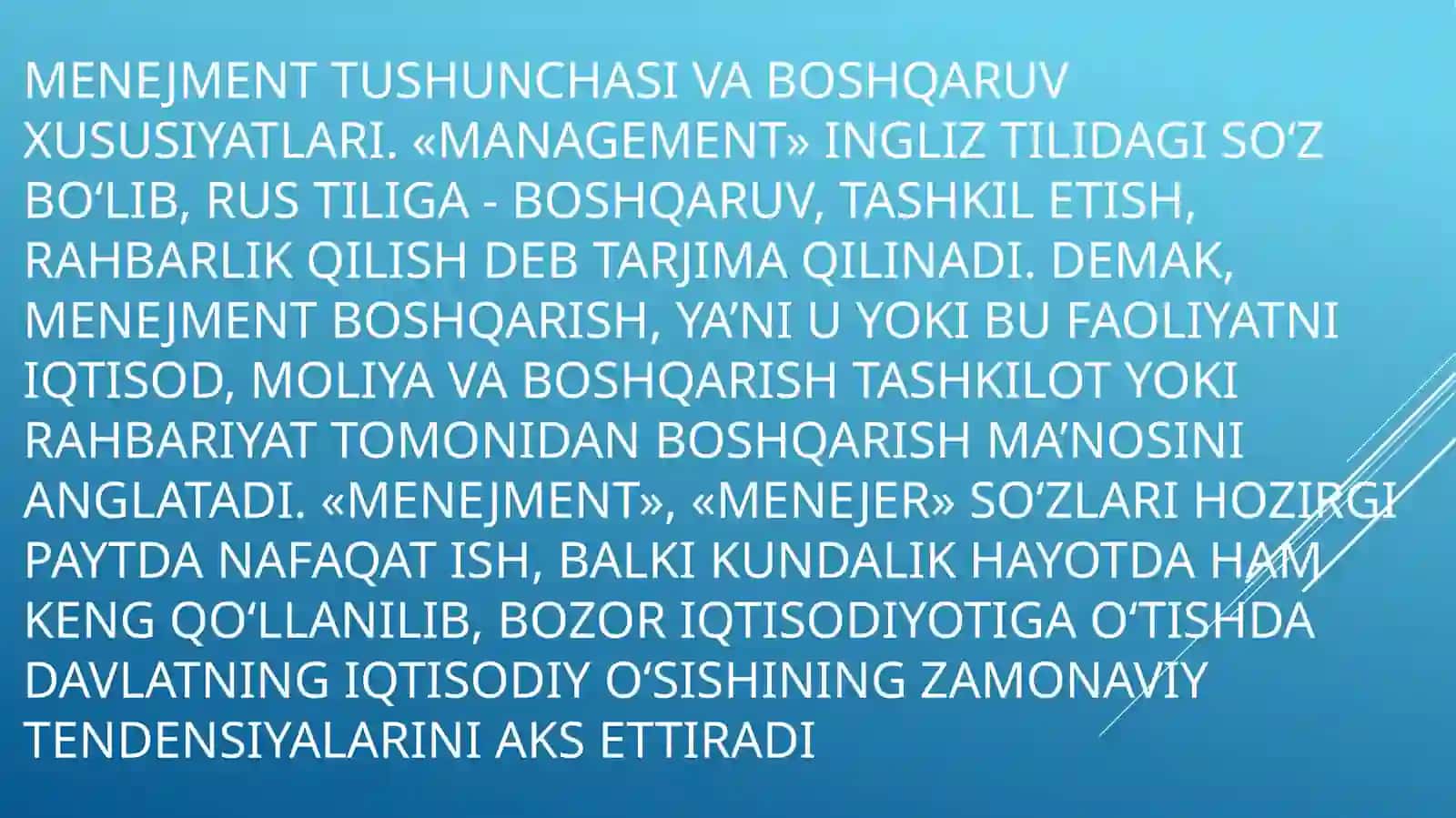 Maktabgacha ta’lim tizimida boshqaruvning o’rni va ahamiyati. 3