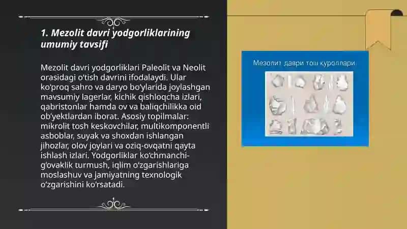 Mezolit davri yodgorliklari 3