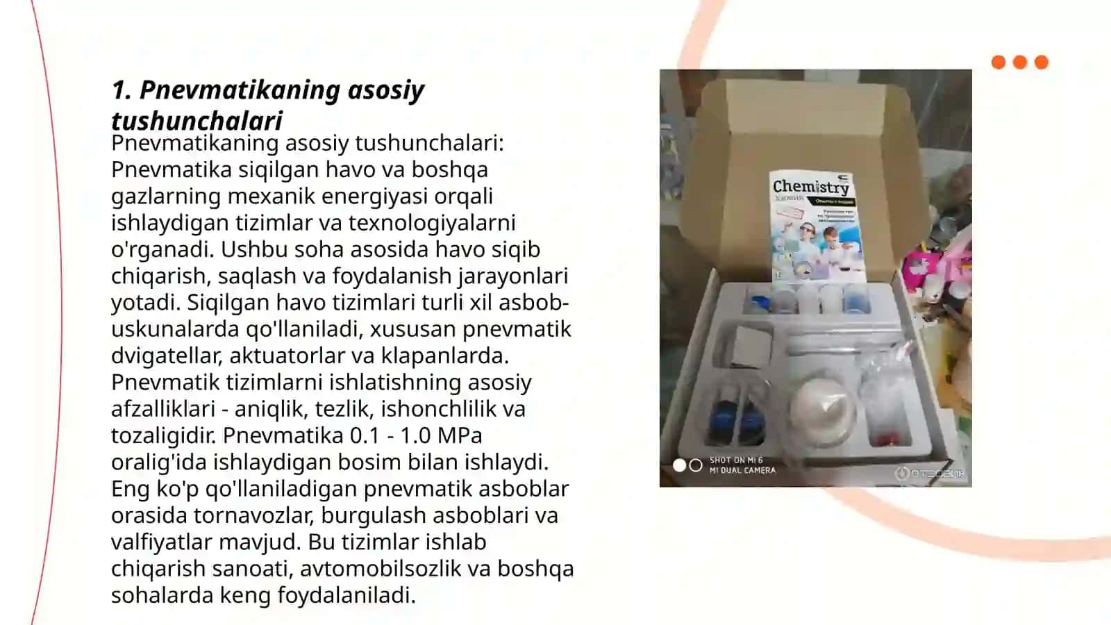 Pnevmatikaning asosiy tushunchalari 3