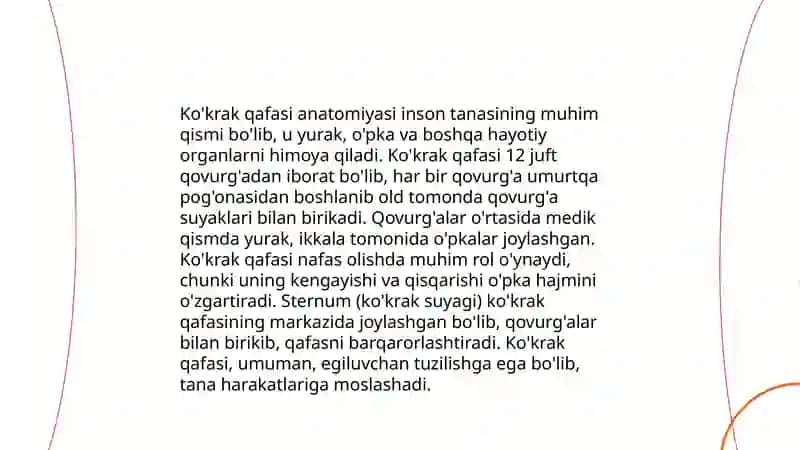 Ko'krak Qorin to'sig'i Diafragma 3