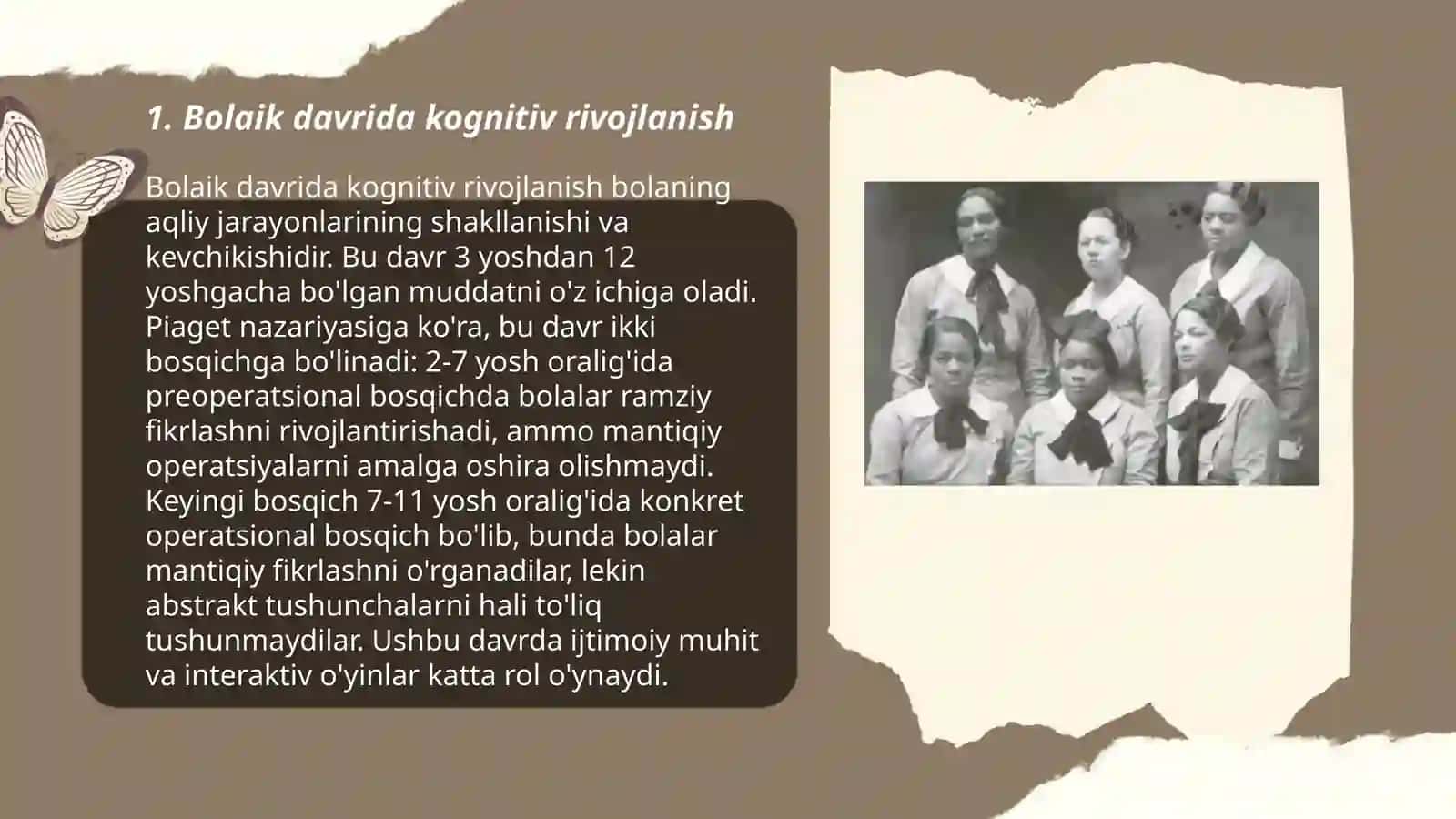 Bolaik davrida tasavvurning rivojlanishi 3