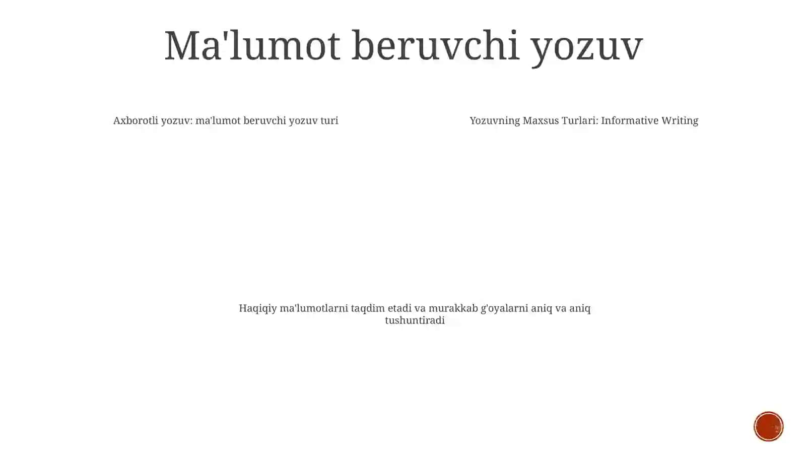 Yozuvning Maxsus Turlari 3