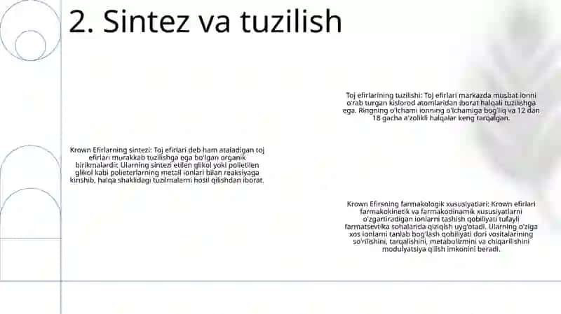 Kraun Efirlar Dori Vositalari Sifatida 3