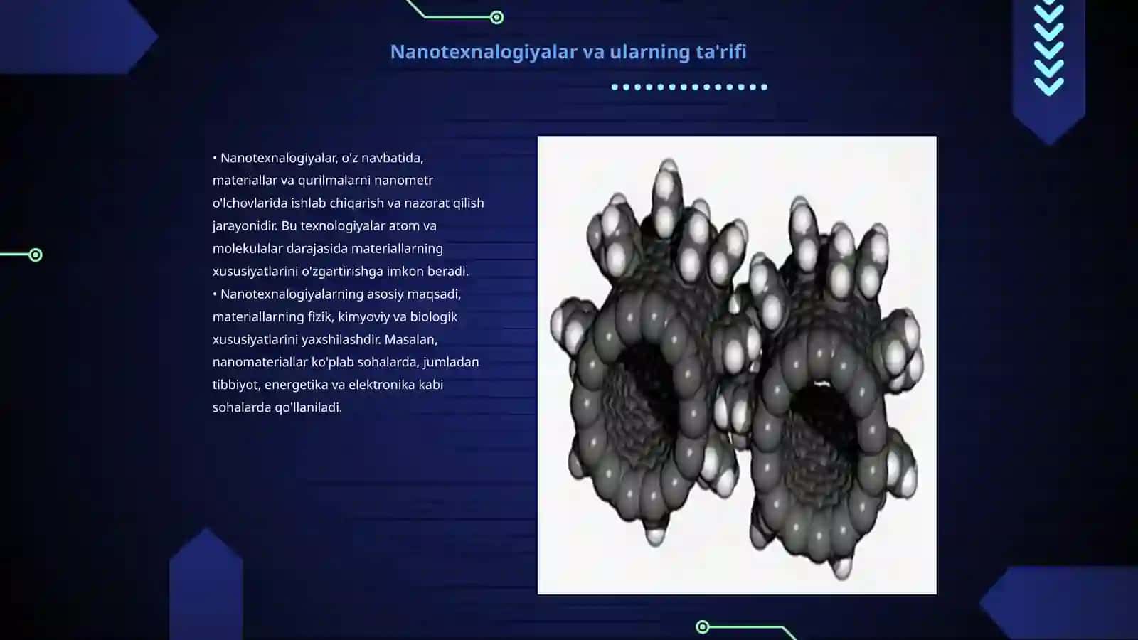 Nanotexnalogiyalar haqida umumiy ma'lumot 3