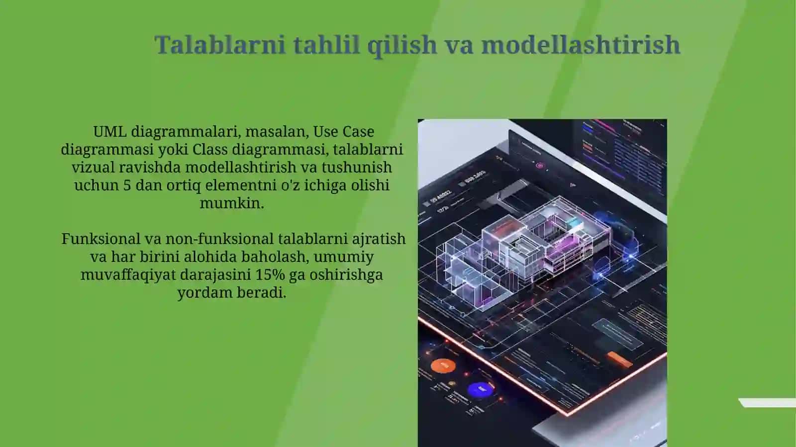 Dasturiy ta’minot arxitekturasini ishlabchiqish 3