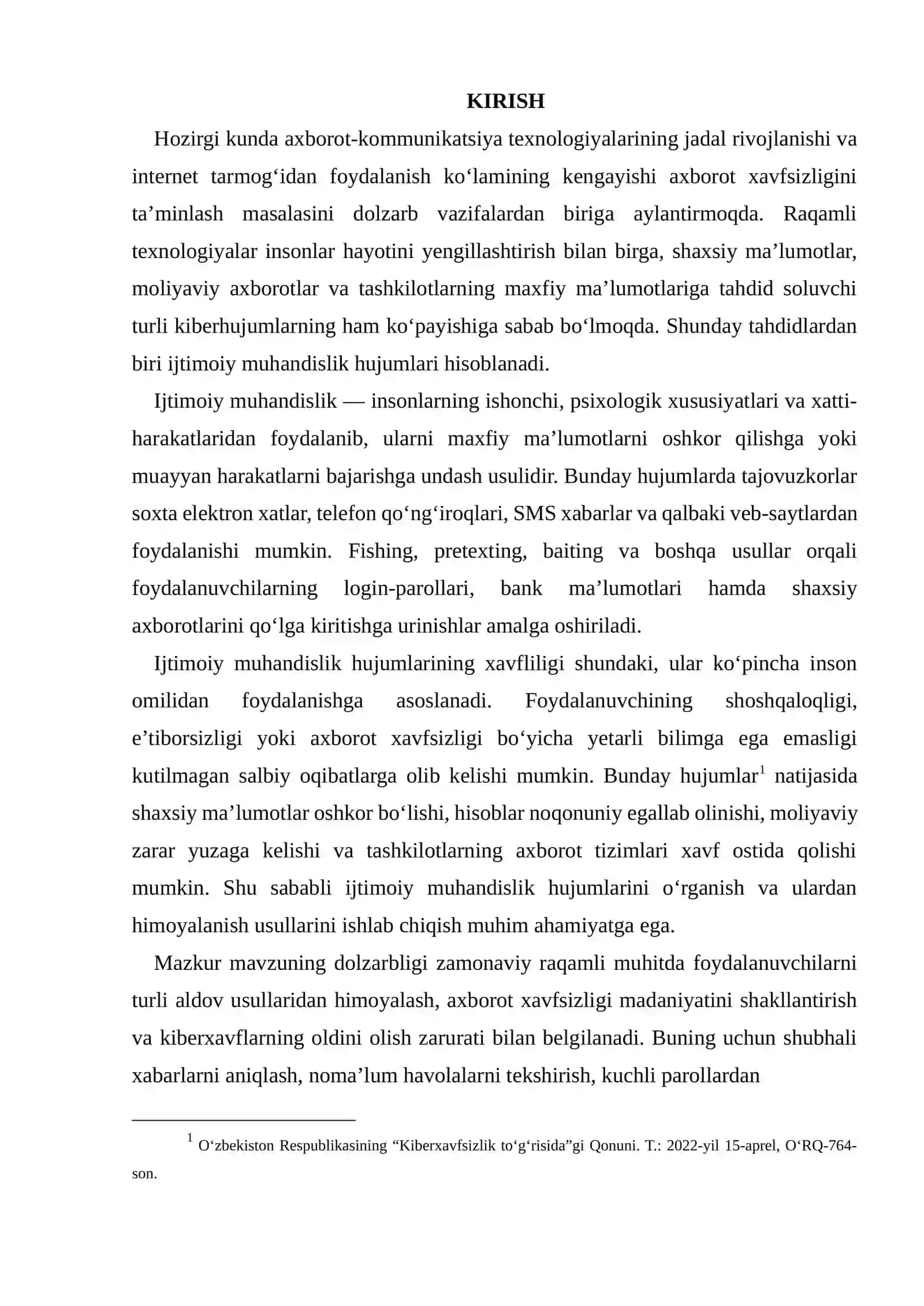 Ijtimoiy muhandislik hujimlari va ulardan himoyalash usullari 3