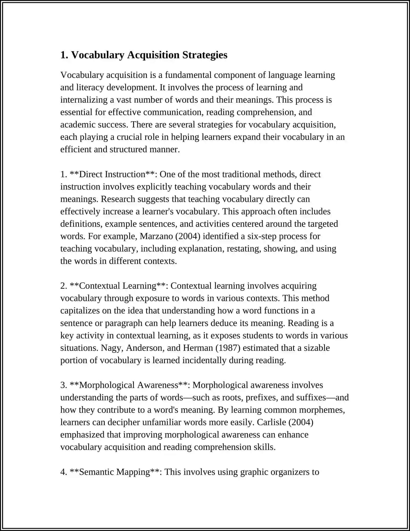 Vocabulary Acquisition Strategies 3