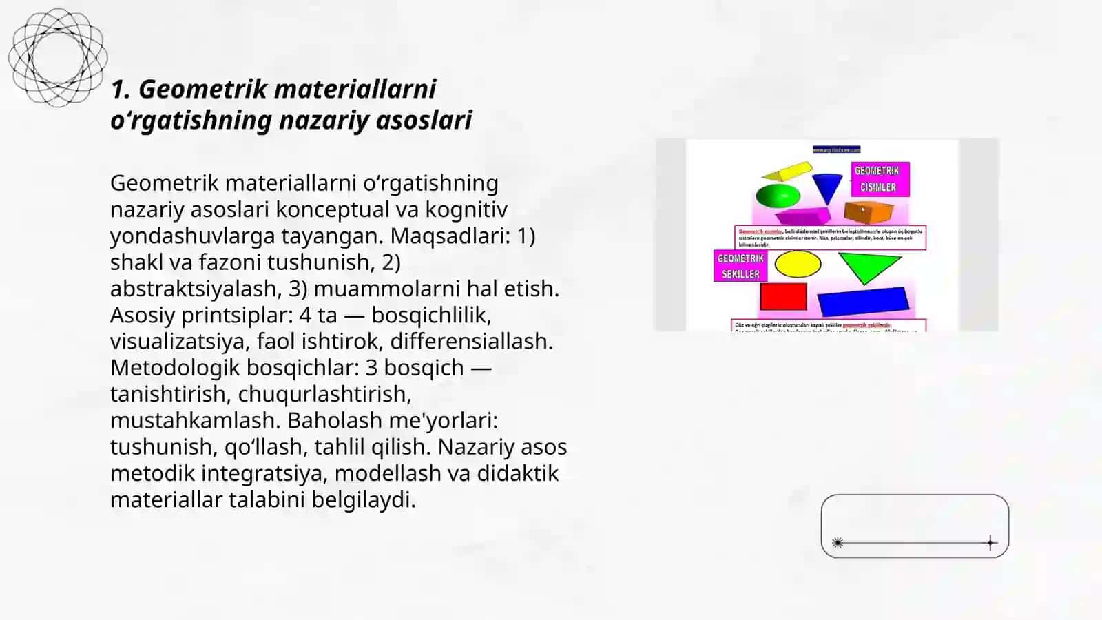 Geometrik materiallarni oʻrgatish metodikasi 3