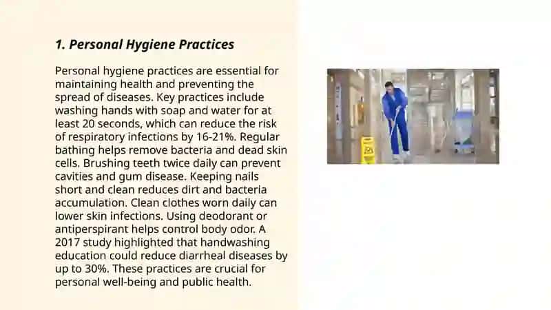 Personal Hygiene Practices 3
