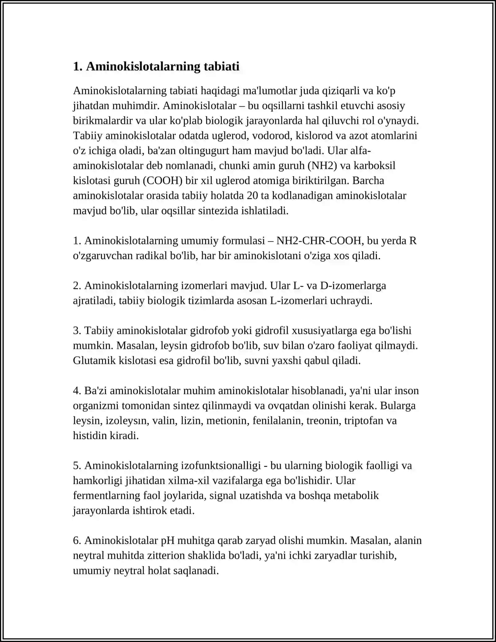 -AMINOKISLOTALARNING RANGLI REAKSIYALARI 3