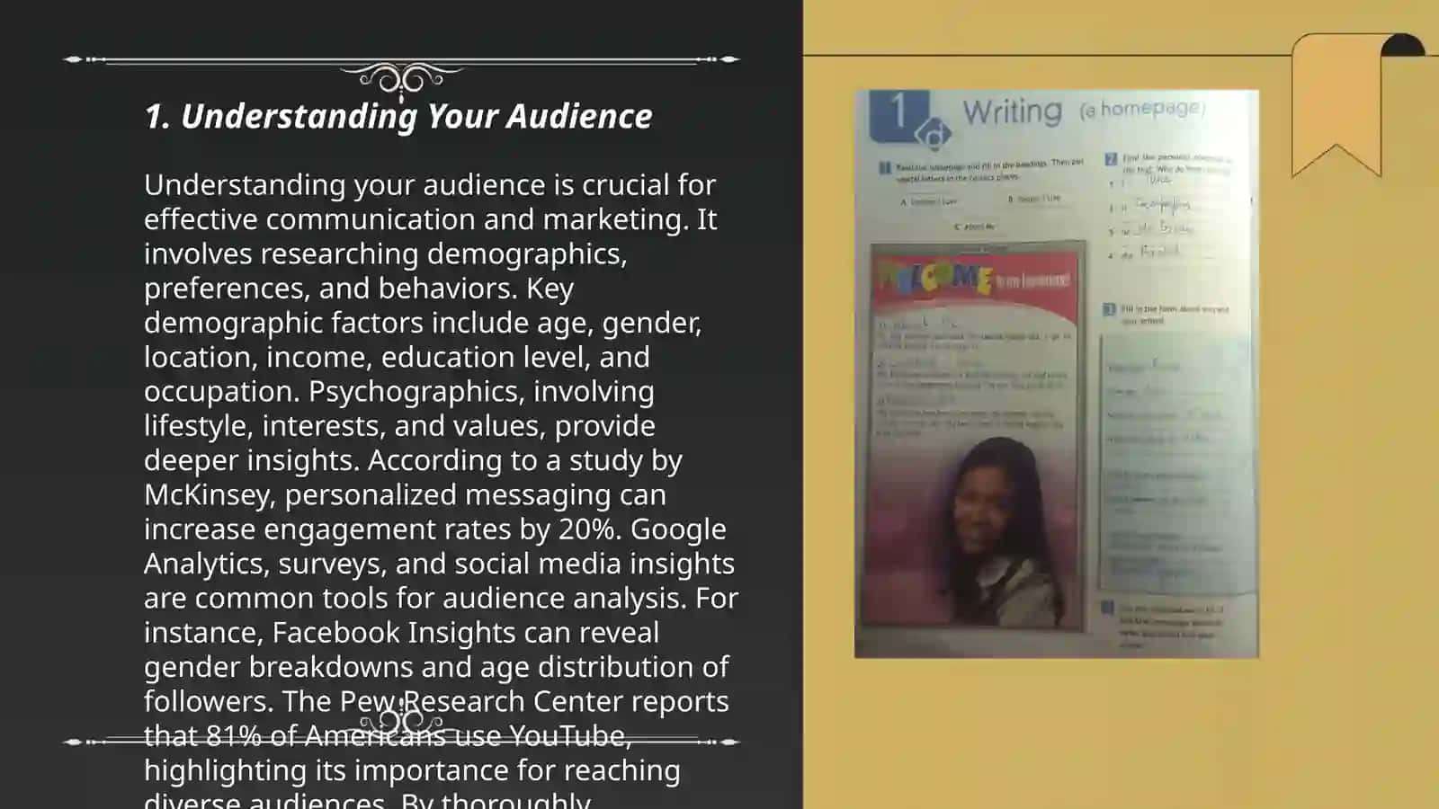 Creation of Oral and Written Presentations 3