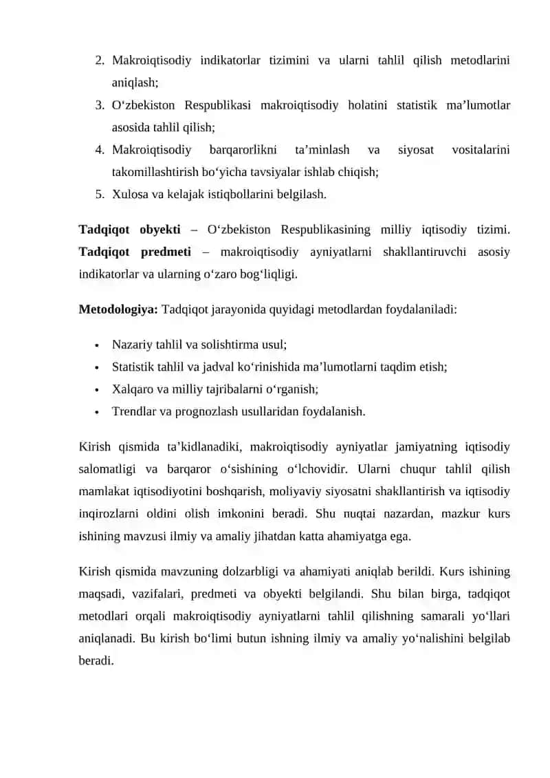 MAKROIQTISODIY AYNIYATLAR 3
