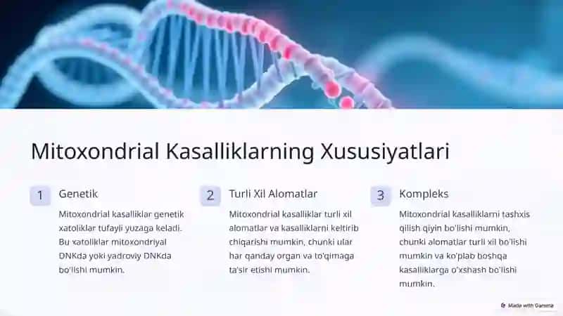 Mitoxondrial Kasalliklar 3