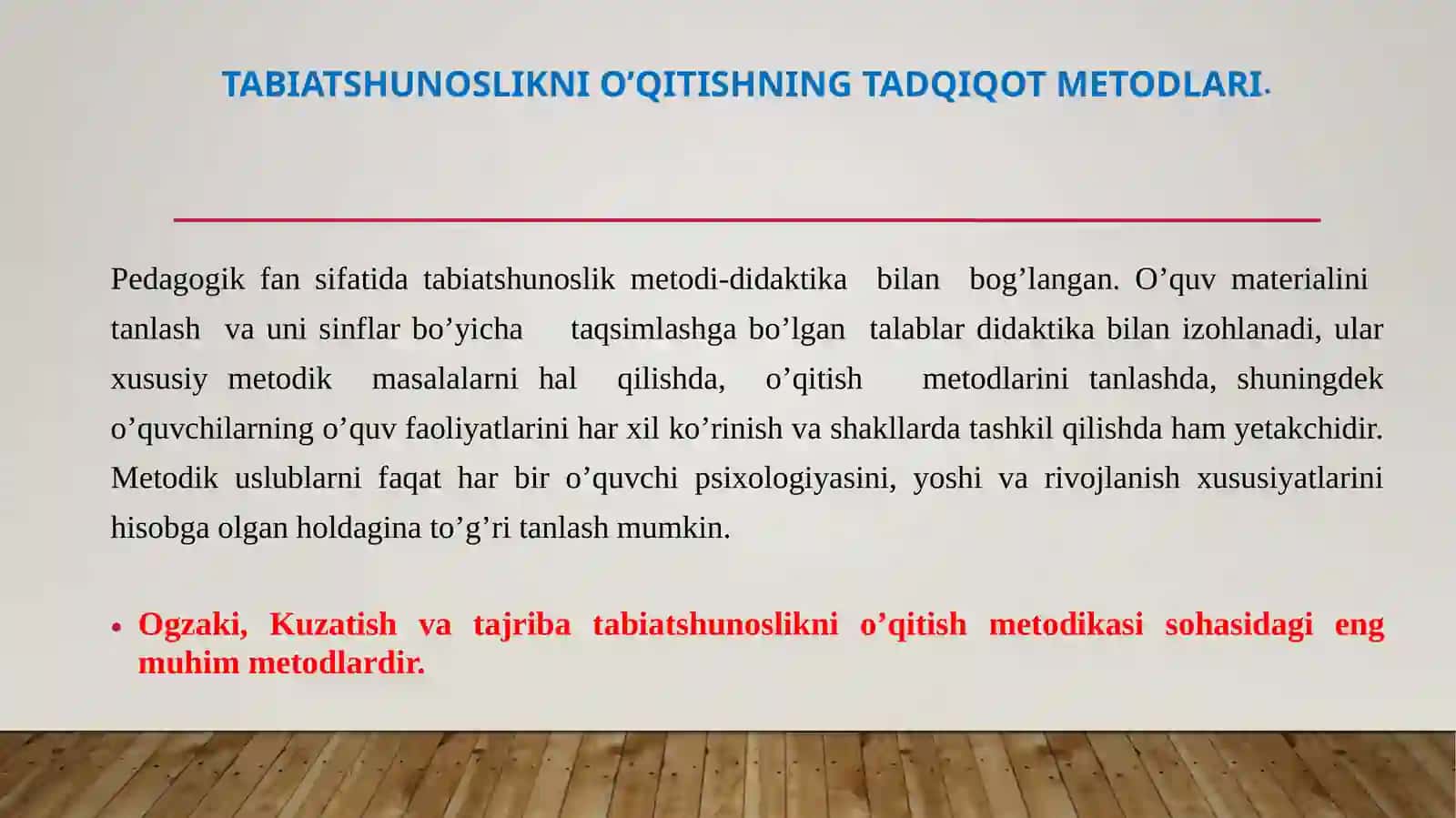 Tabiatshunoslik va tabiiy fanlar o‘qitish metodikasi 3