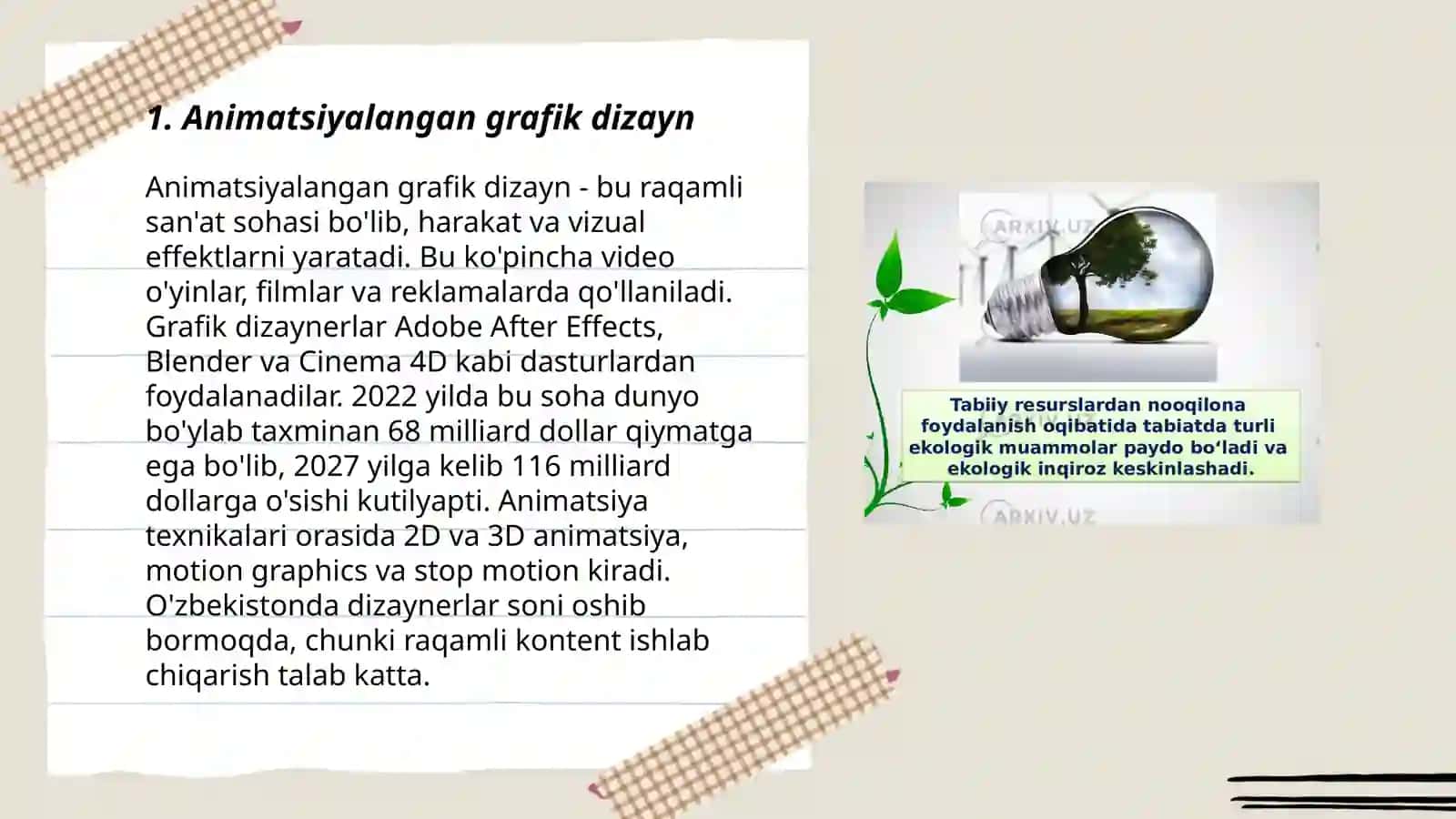 Animatsiyalangan grafik dizayn 3