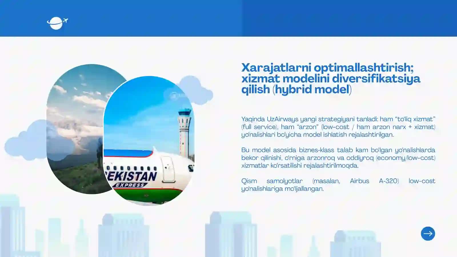 Uzairways kompaniyasining menejment strategiyasi 3