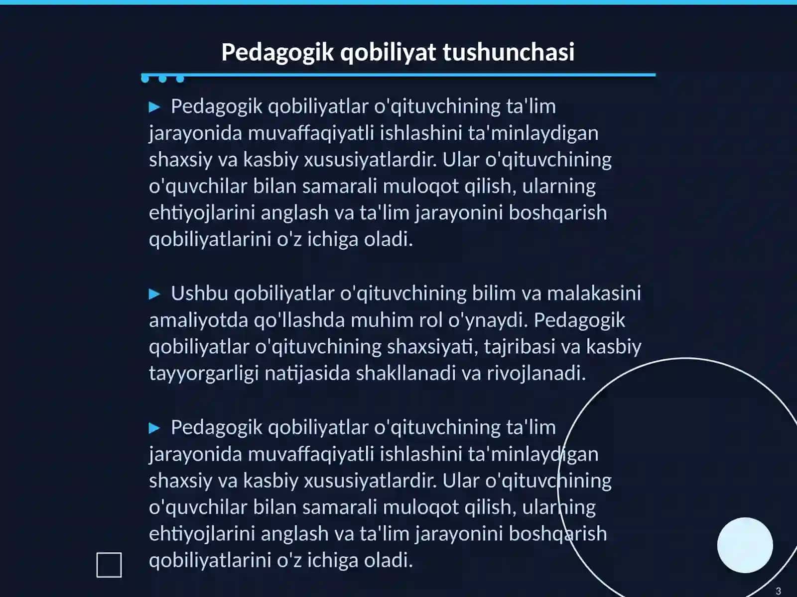 Pedagogik qobiliyat tushunchasi 3