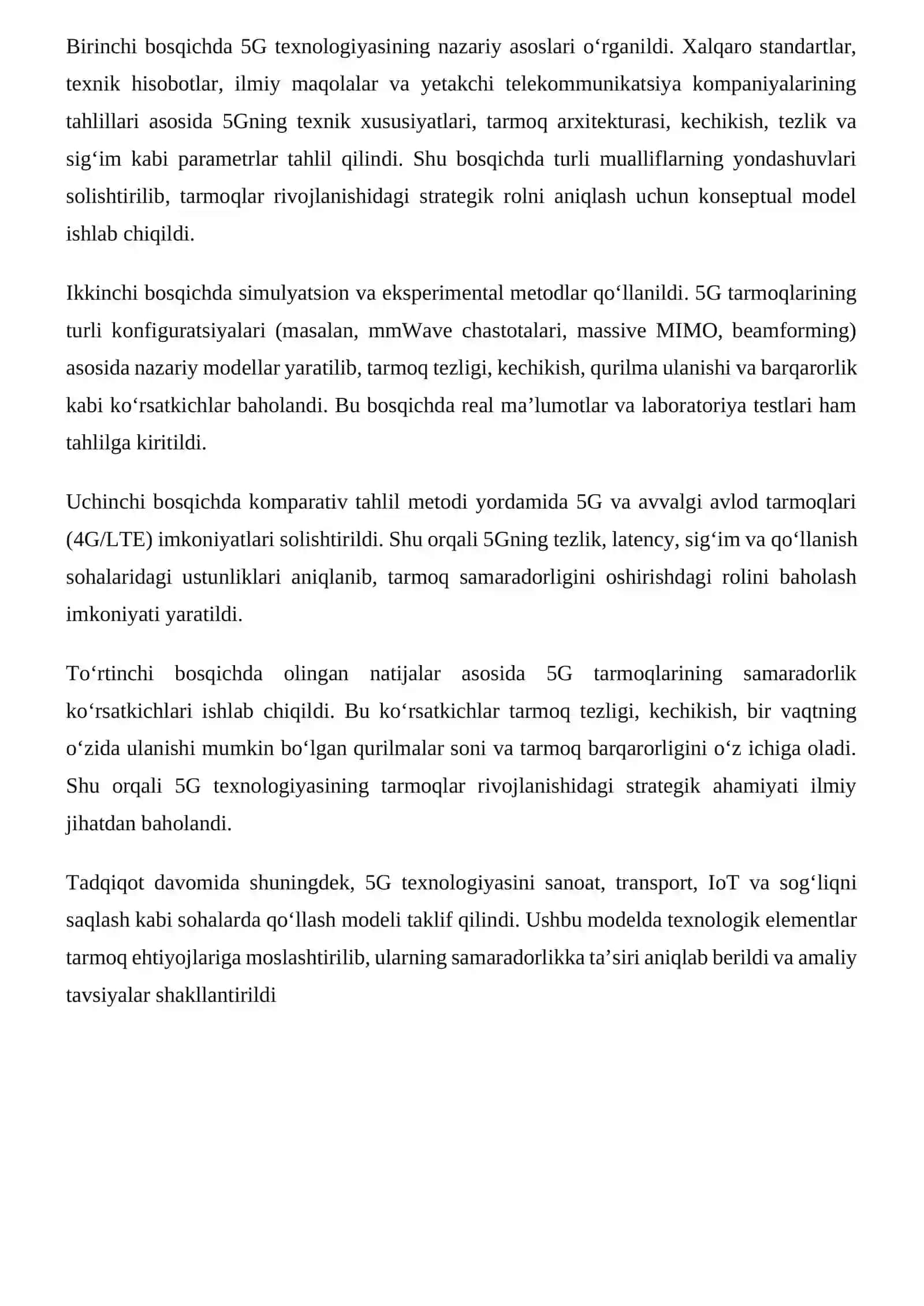 5G texnologiyasi va uning tarmoqlar rivojlanishidagi roli 3