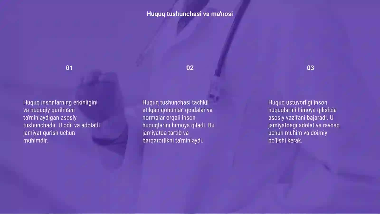 Huquq ustuvorligi 3