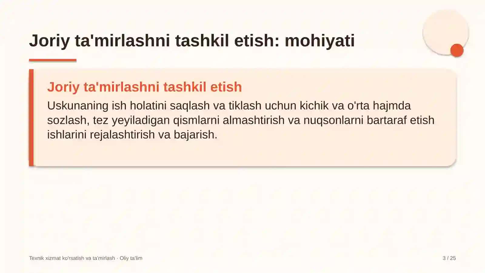 Blokcheyn loyihalarida joriy ta'mirlashni tashkil etish 3