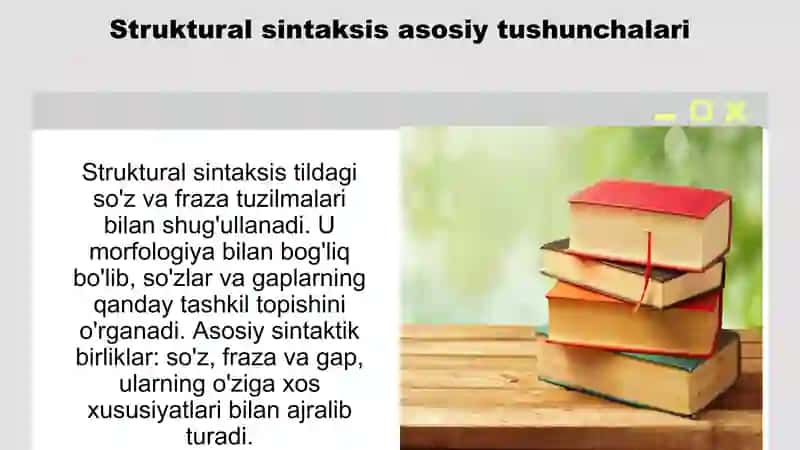 Oʻzbek tilining struktural sintaksisiIxlosRajabov 3