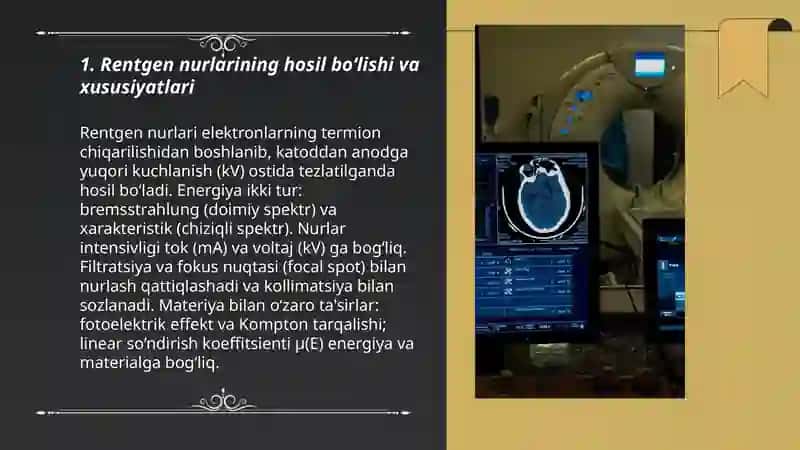 Kompyuter tomografiyasining fizik asoslari 3