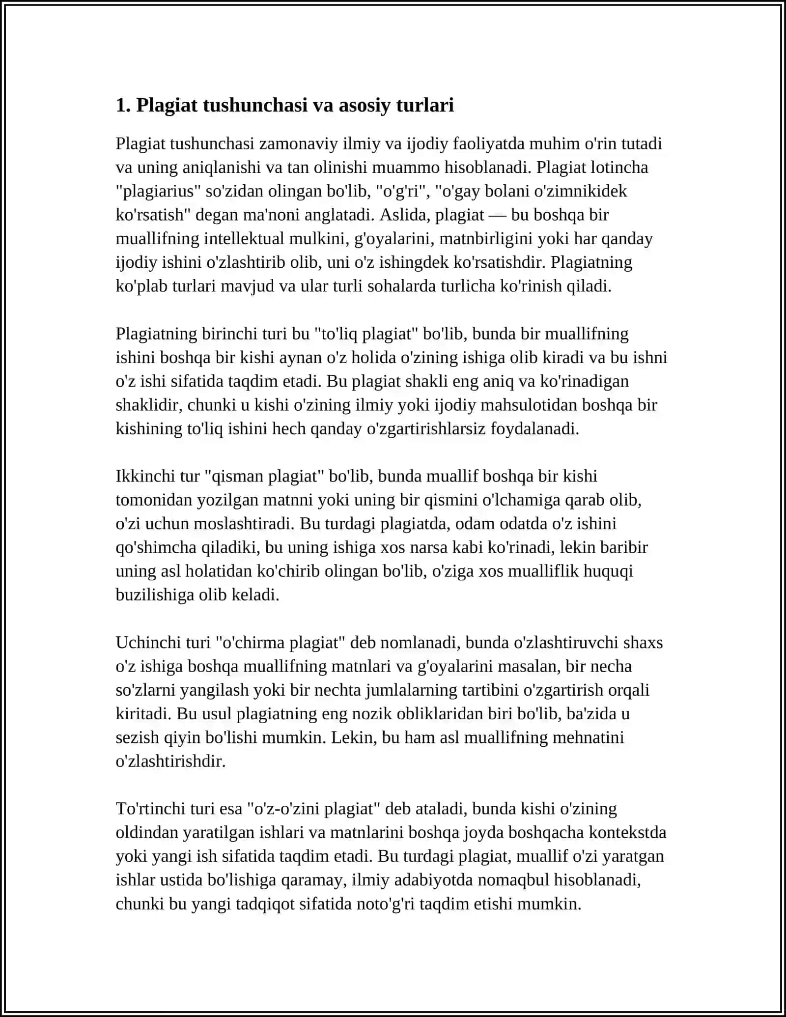 PLAGIAT VA UNING SALBIY OQIBATLARI 3