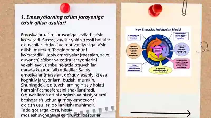 Emosiyaning pedogagik jarayojdagi roli 3