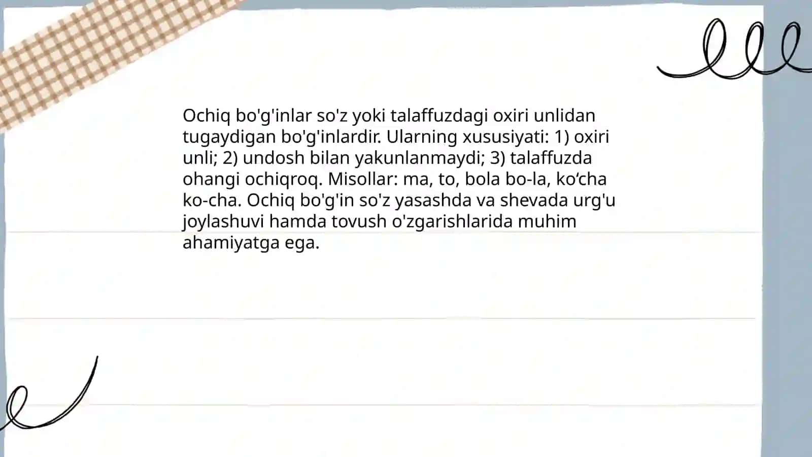 Boʻgʻin turlari 3