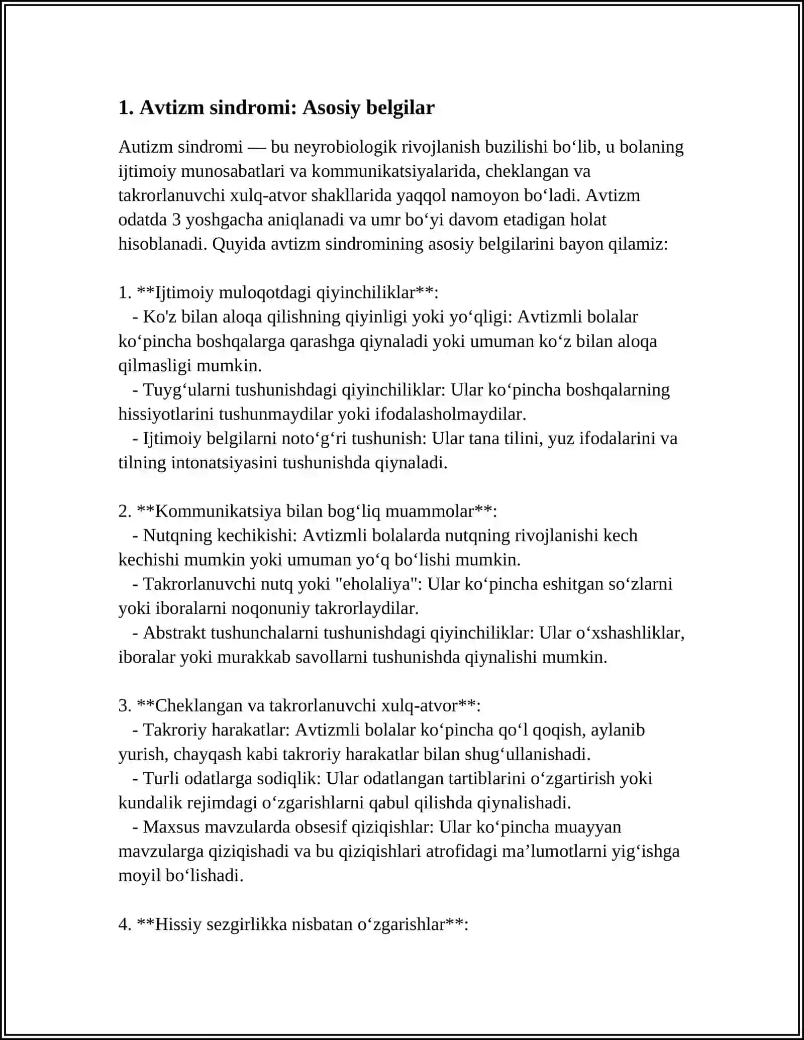 AUTIZM SINDROMLI BOLALAR 3