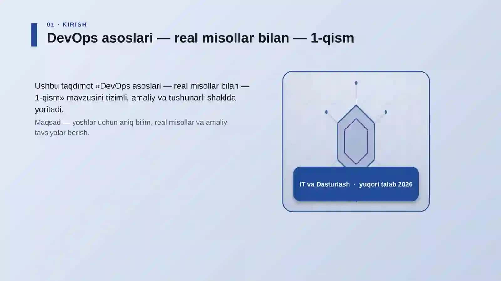 DevOps asoslari — real misollar bilan — 1-qism 3