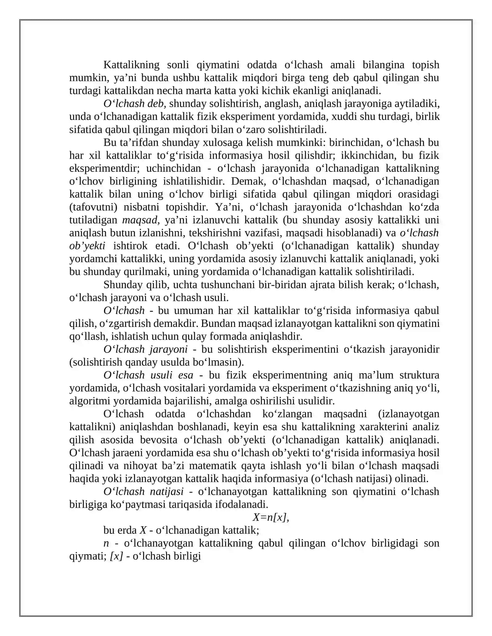 O‘lchаsh usullаri vа turlаri 3